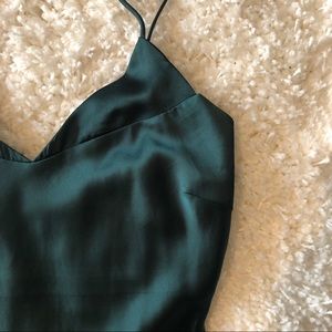 Satin midi dress